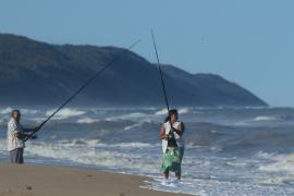 Wybrzeże oceanu w P.N. iSimangaliso.