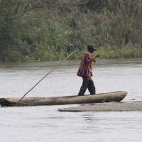 Rzeka Semliki - po drugiej stronie już Kongo.