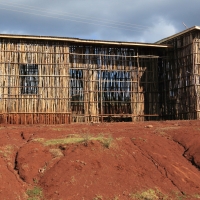 Dom w trakcie budowy.