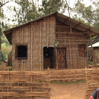 Dom w trakcie budowy.