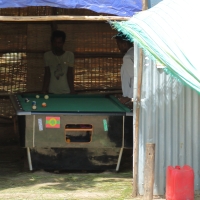 Stoły do bilarda też można spotkać dosyć często.