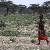 Chłopiec z plemienia Samburu.
