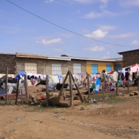 Suszące się pranie to częsty widok.