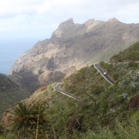 Droga prowadząca do wąwozu Masca.