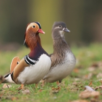 Mandarynka - Aix galericulata - Mandarin Duck