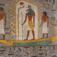 Wnętrze grobowca w Dolinie Królów