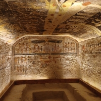 Wnętrze grobowca w Dolinie Królów