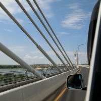 Most na Zambezi - granica pomiędzy Zambią i Botswaną