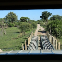 Przejazd nad Okawango